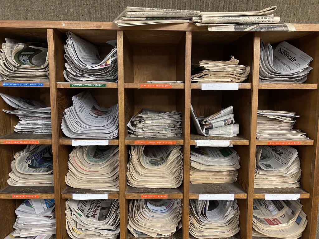 Newspaper Cubbies